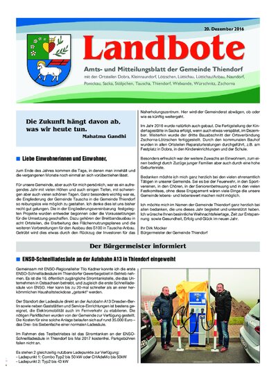 Der Landbote Dezember 2016