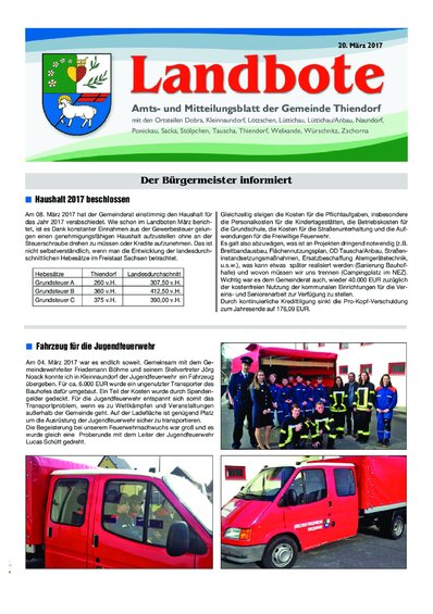 Der Landbote März 2017