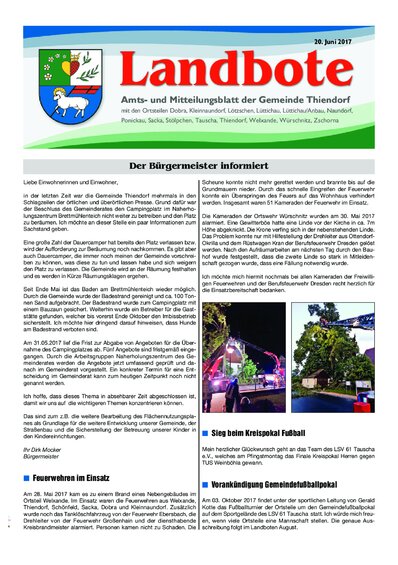 Der Landbote Juni 2017