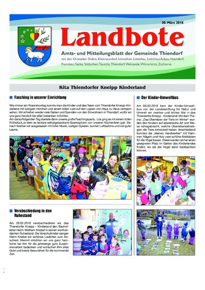 Der Landbote März 2018