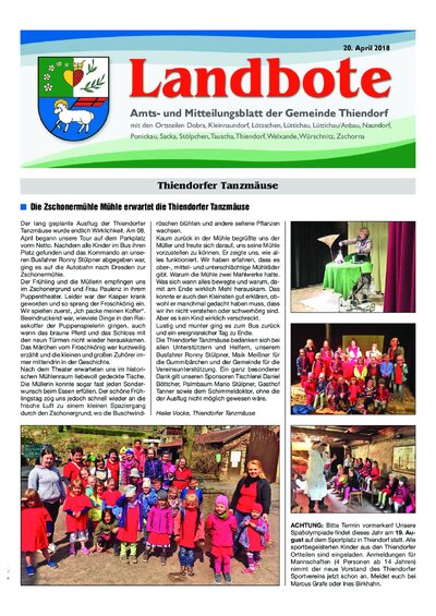 Der Landbote April 2018