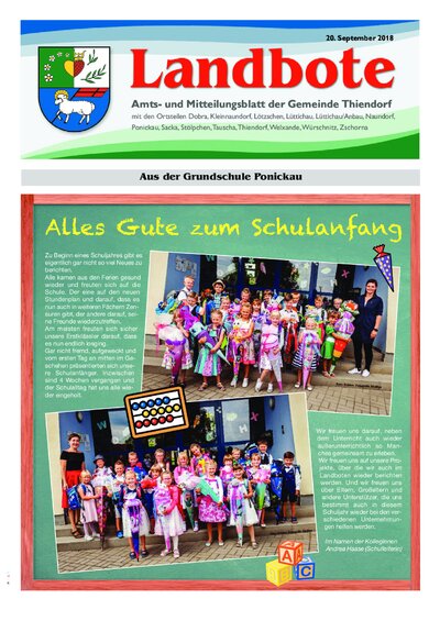 Der Landbote September 2018