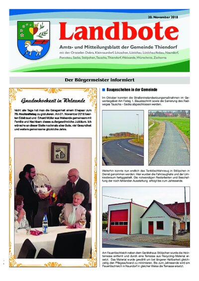 Der Landbote November 2018