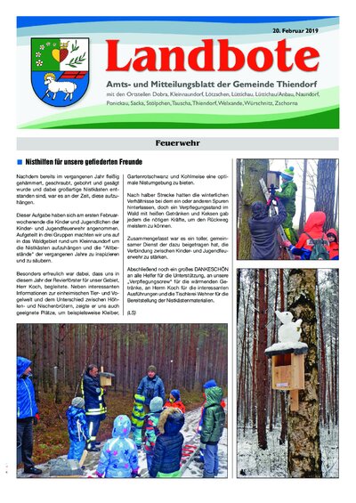 Der Landbote Februar 2019