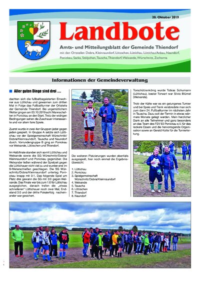 Der Landbote Oktober 2019