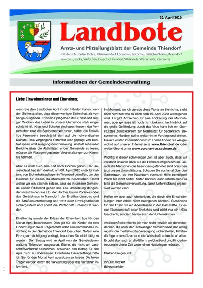 Der Landbote April 2020
