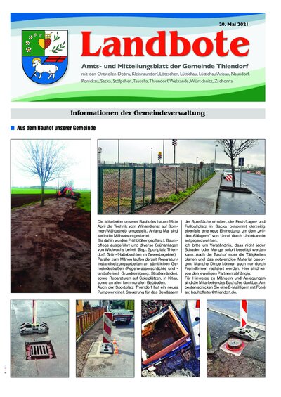 Der Landbote Mai 2021