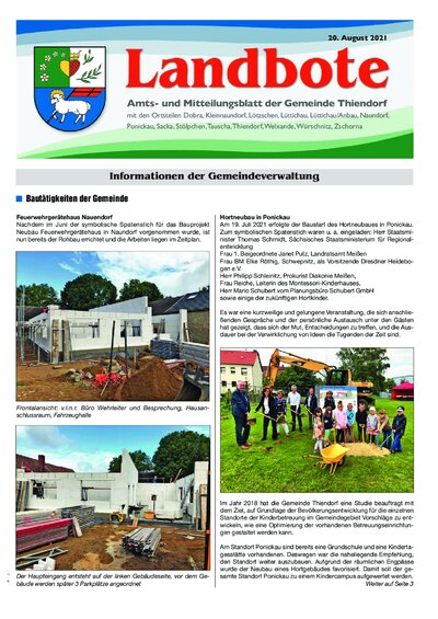 Der Landbote August 2021