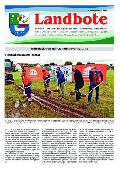 Der Landbote September 2021