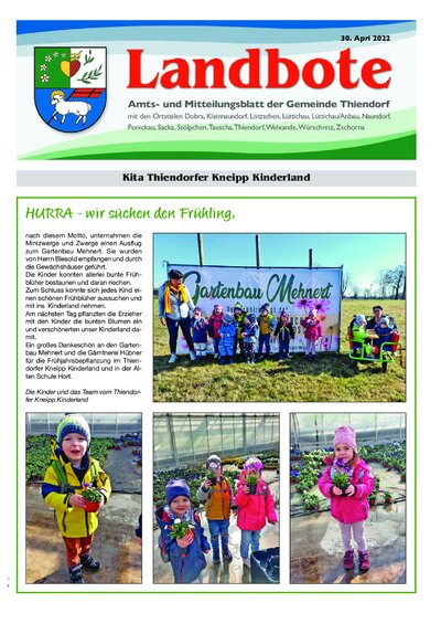 Der Landbote April 2022
