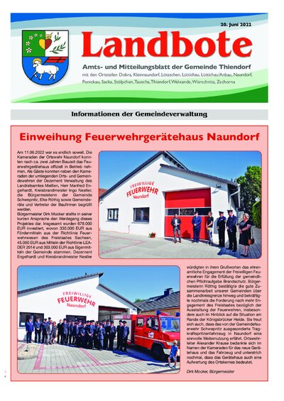Der Landbote Juni 2022