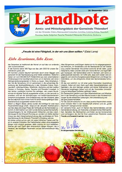 Der Landbote Dezember 2023