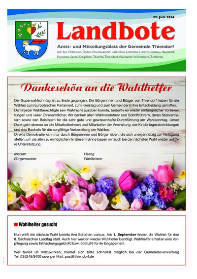 Der Landbote Juni 2024
