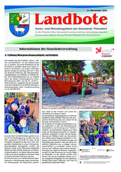 Der Landbote November 2024