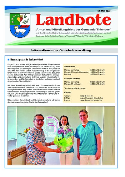Der Landbote Mai 2025
