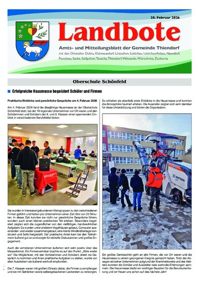 Der Landbote Februar 2026