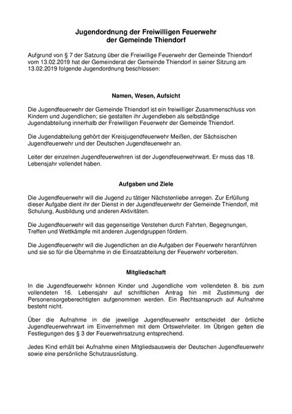 Jugendordnung