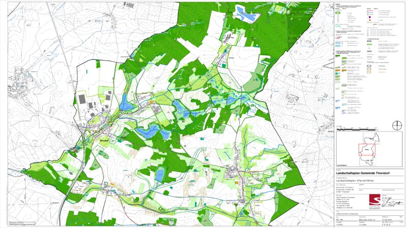Landschaftsplan Karten